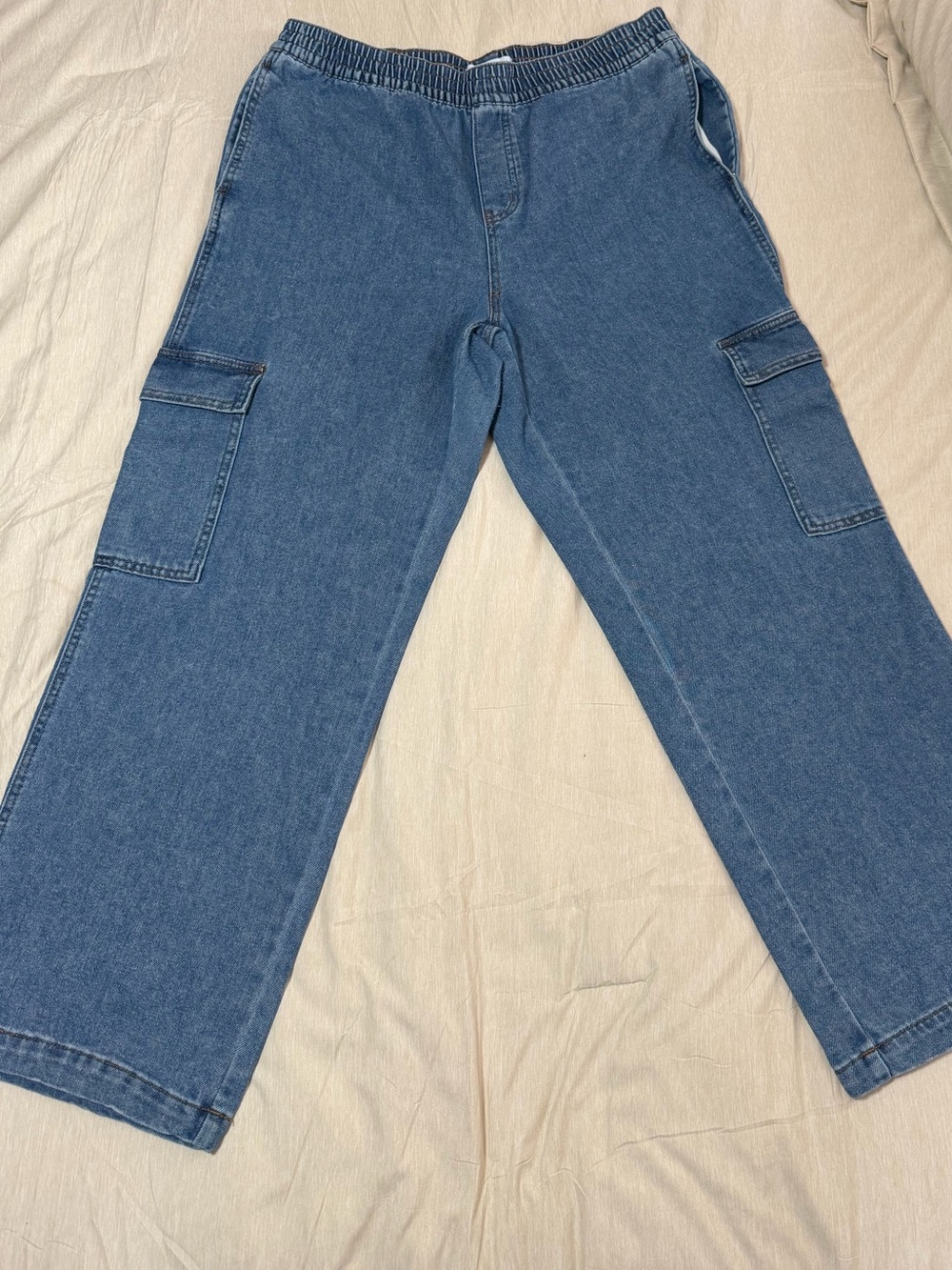 Vanilla Star Blue Washed Denim Pants
